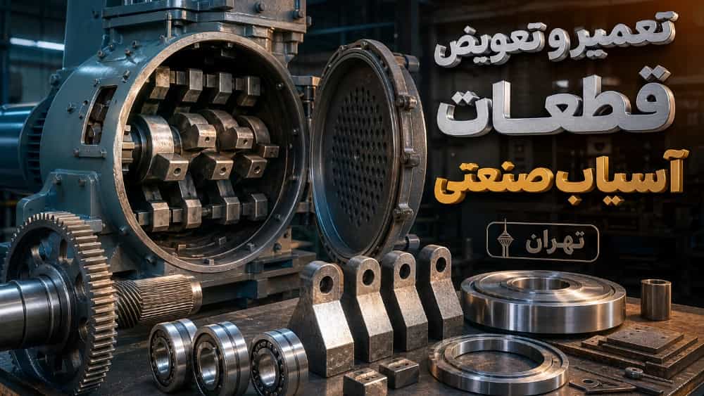 خدمات تعمیر و تعویض قطعات آسیاب‌ های صنعتی در تهران
